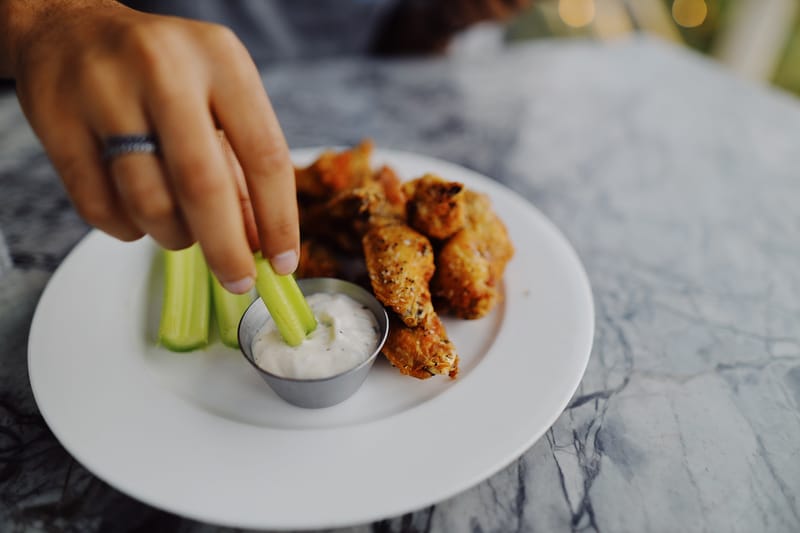 Wing Snob Instagram post featuring sauce variety